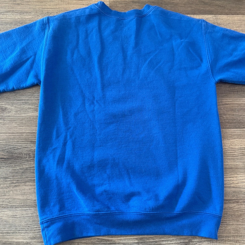 Disney Little Mermaid Ariel Flounder Sweatshirt Blue Small - Picture 3 of 6